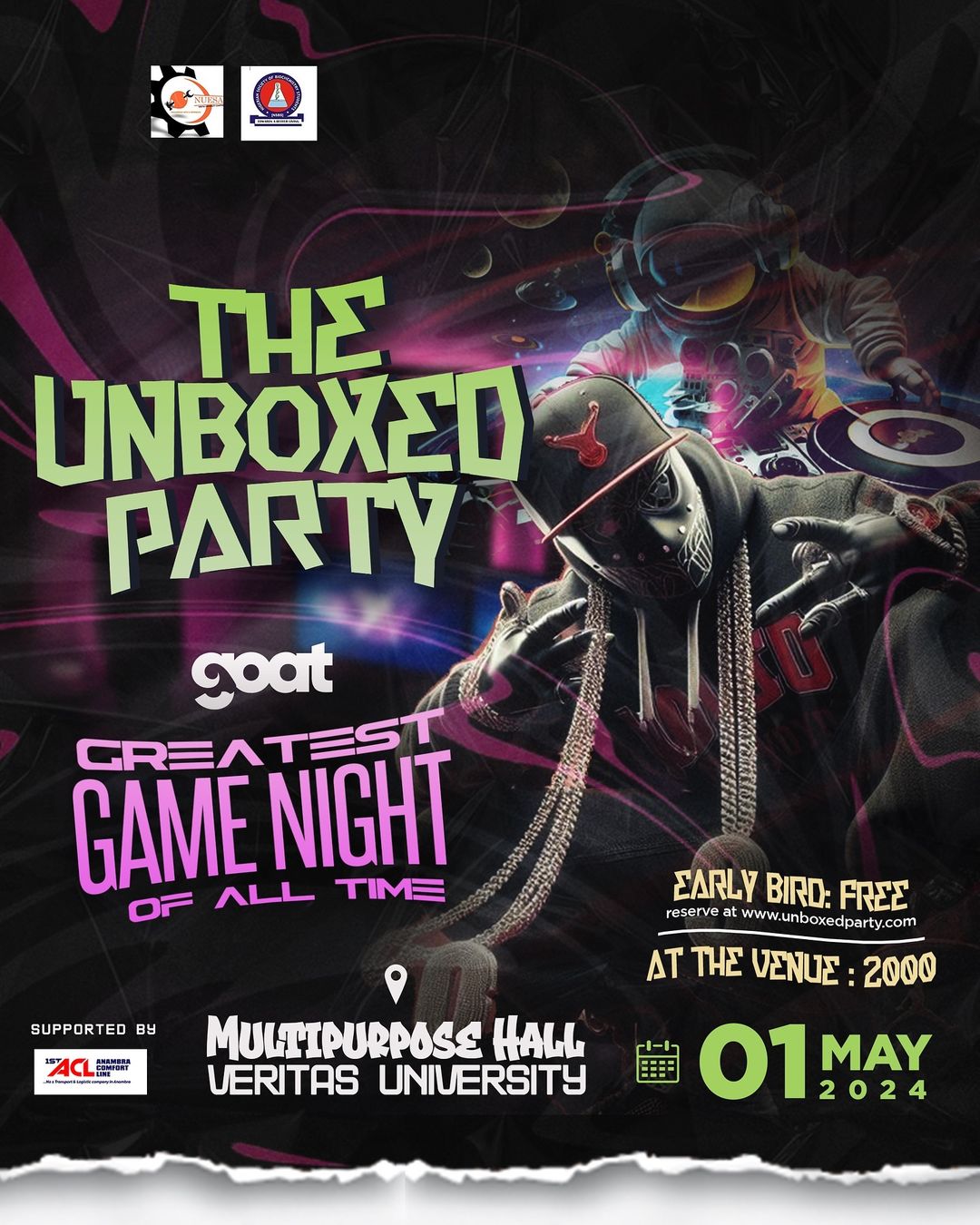 Unboxed Party Announces Dual Events in May